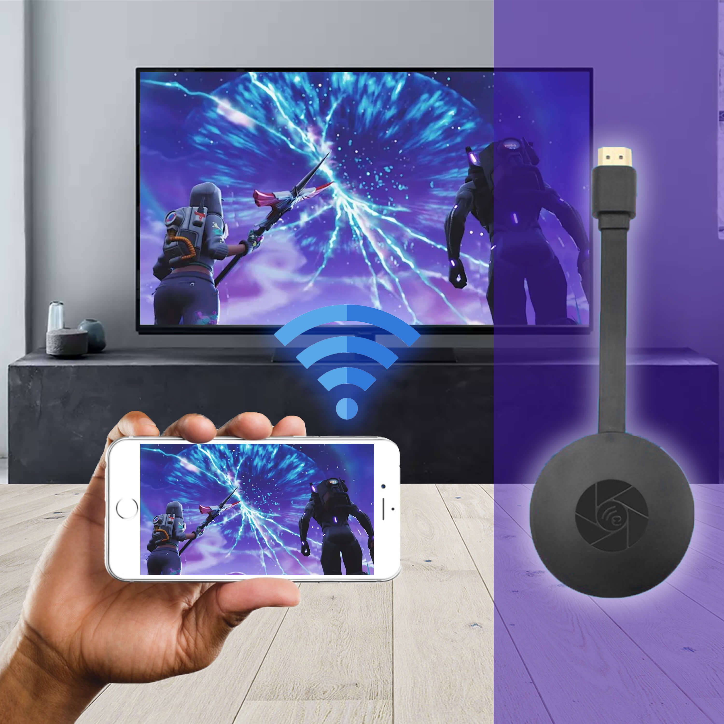 Bezdrátový HDMI adaptér Mirascreen
