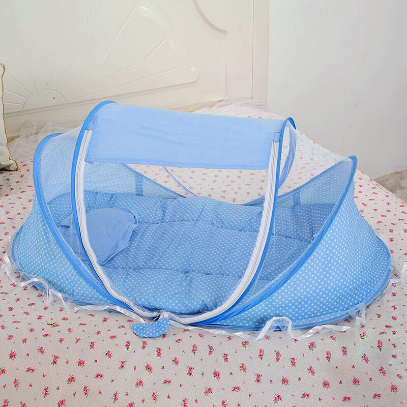 Dětská skládací postýlka ComfyDots