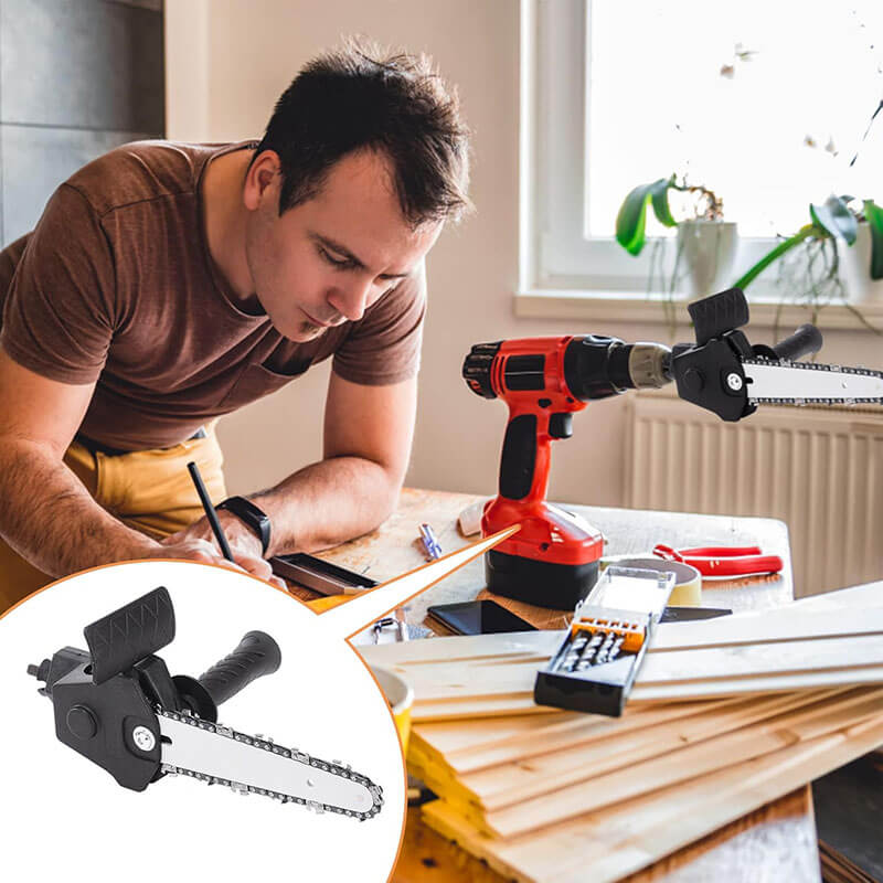 Adaptér elektrické vrtačky na řetězovou pilu DrillChain™