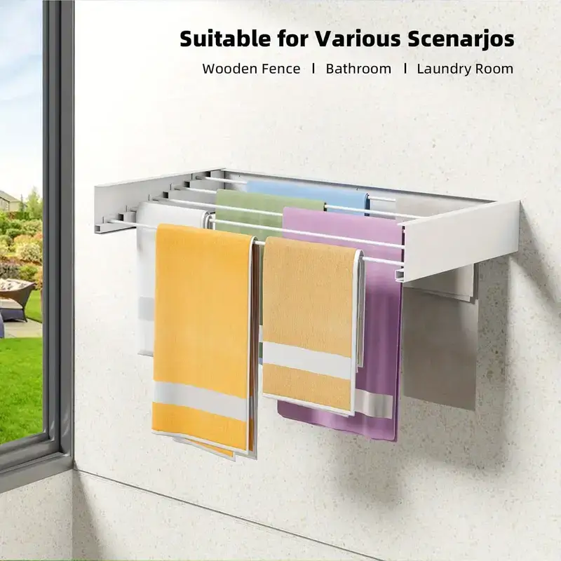 Nástěnný skládací sušák na prádlo DryPRO™