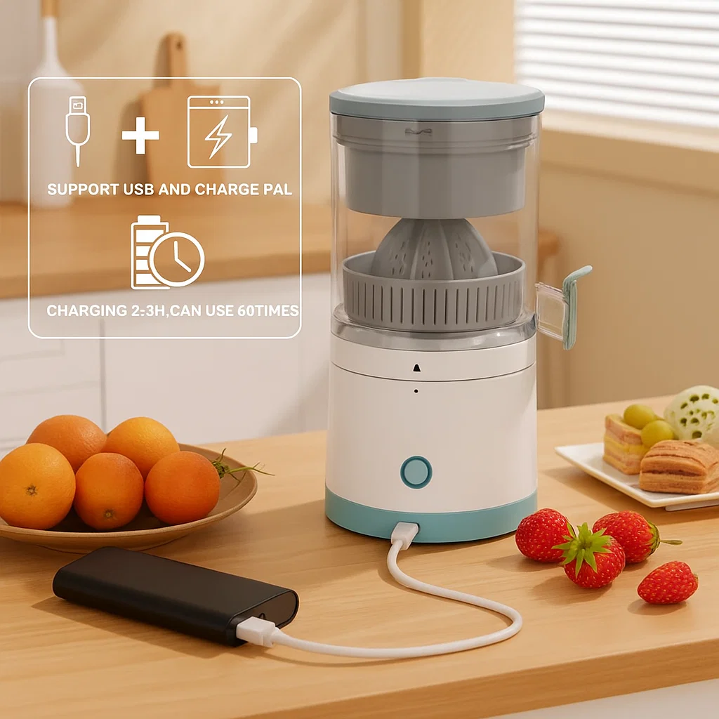 Přenosný dobíjecí odšťavňovač ovoce EasySqueeze™