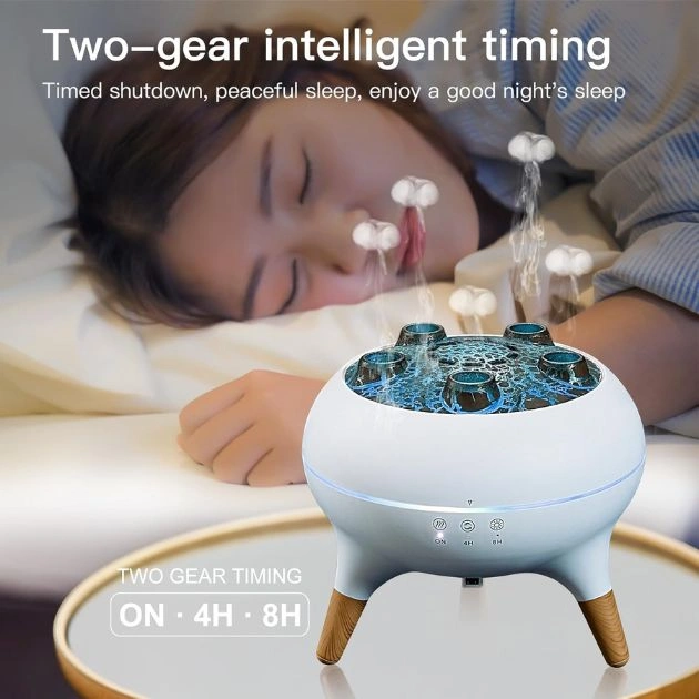 JellyMist™ designový LED difuzér a zvlhčovač s motivem medúzy