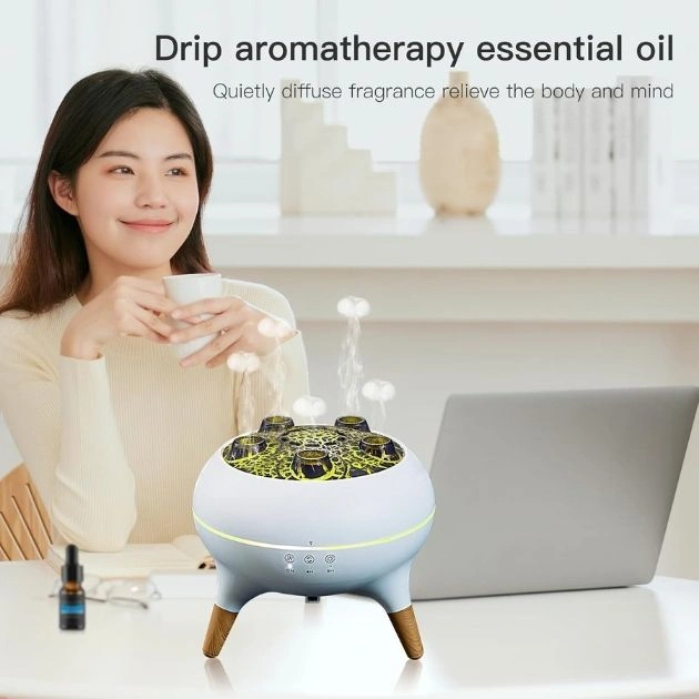 JellyMist™ designový LED difuzér a zvlhčovač s motivem medúzy