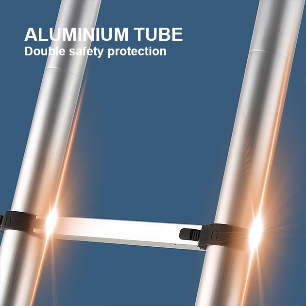 LadMax™ hliníkový teleskopický skládací žebřík 220-440 cm