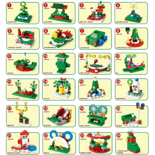 MerryGlow™ adventní kalendář – sada pro sestavení LED vánočního stromečku