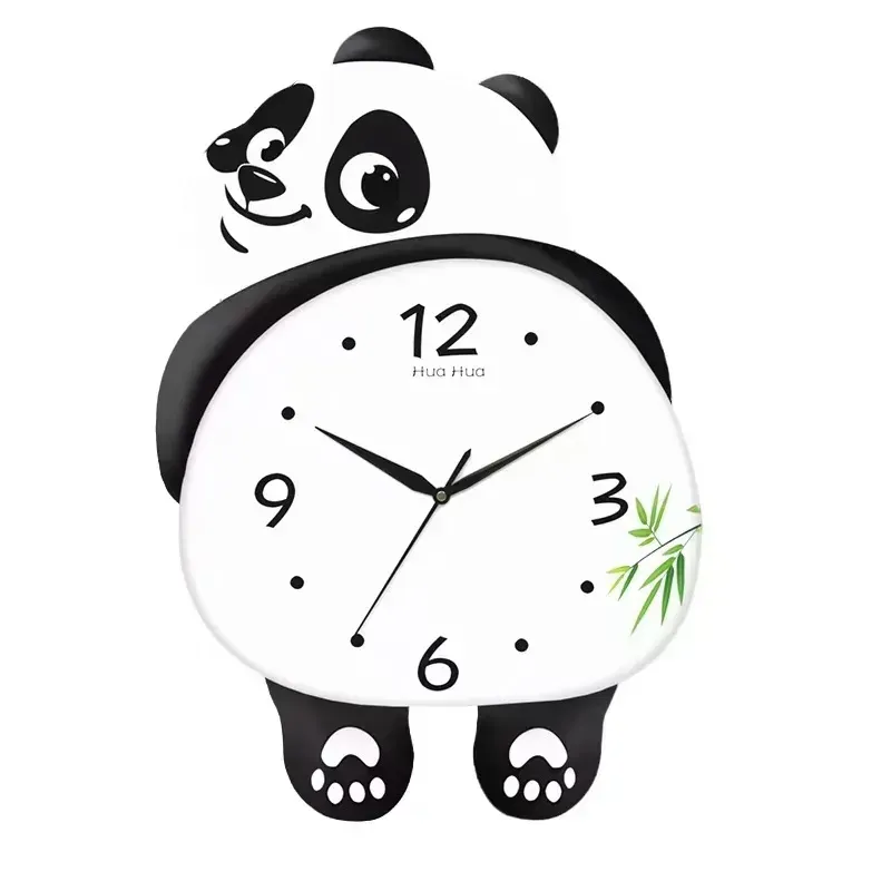 PandaTime™ LED nástěnné hodiny s tancující pandou
