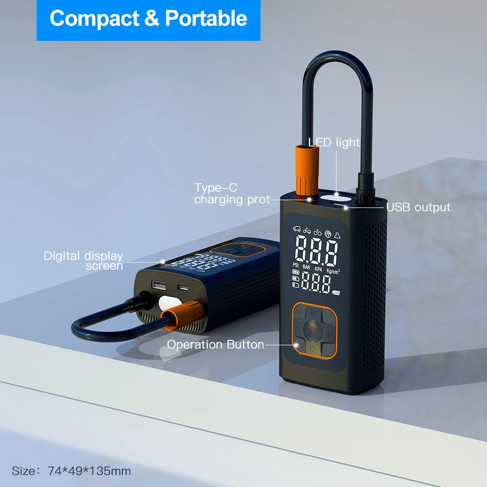 PumpRide™ Přenosná elektrická pumpa