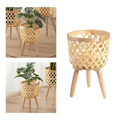 RattanBloom™ 3dílná stojací sada květináčů