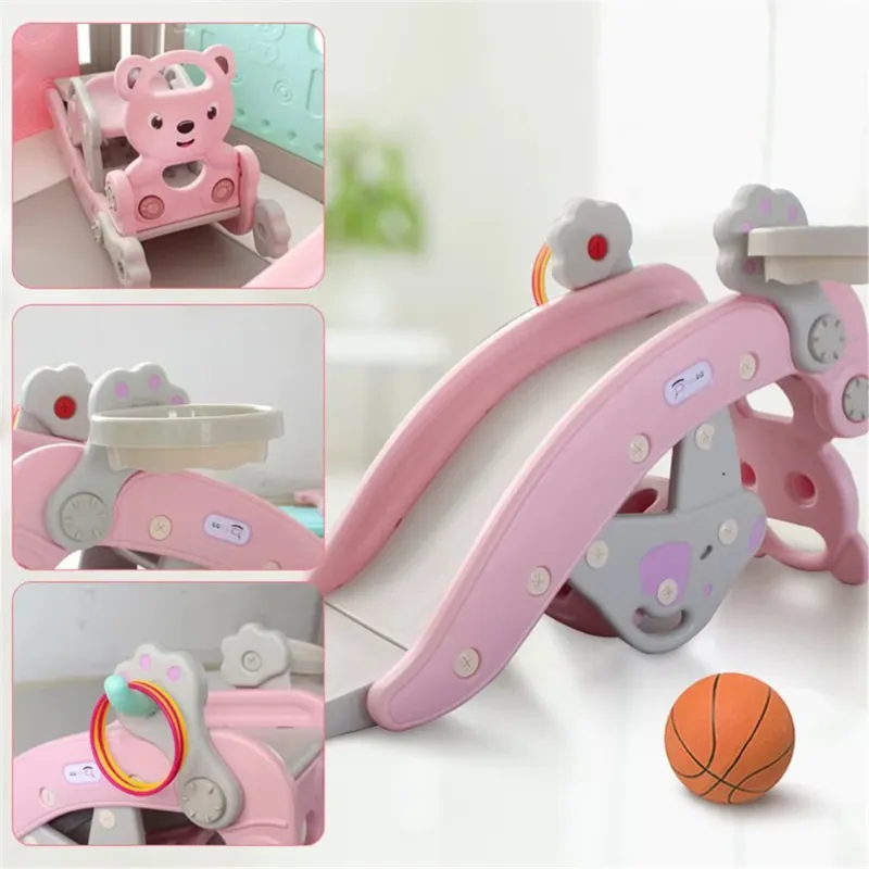 RockySlide™ 5-v-1 dětská skluzavka a houpačka