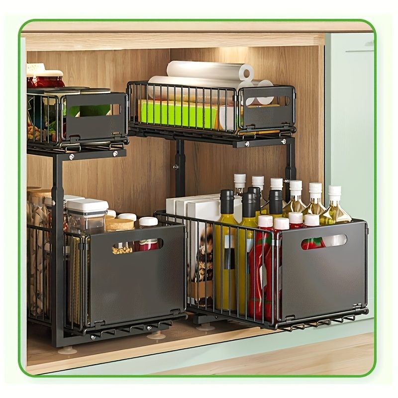 SinkSlide™ Dvouúrovňový posuvný úložný prostor