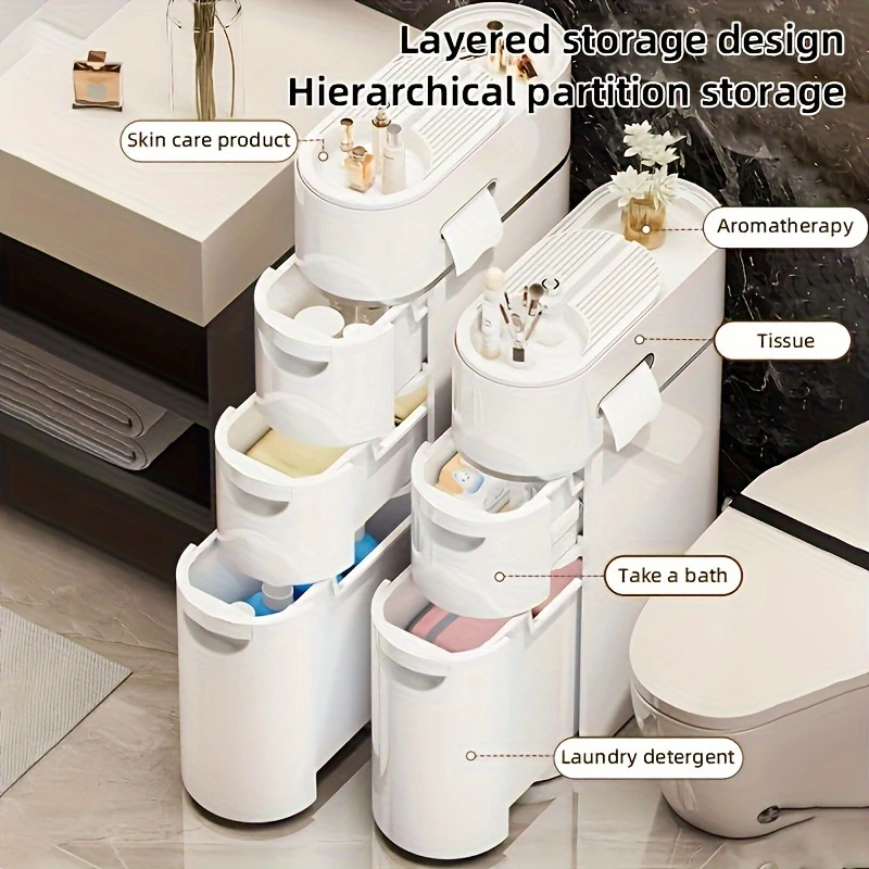 StoreLux™ Luxusní úložný regál pro mezery mezi nábytkem - 4 úrovně