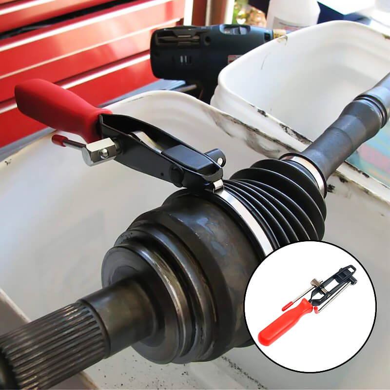 CV boot clamp banding tool