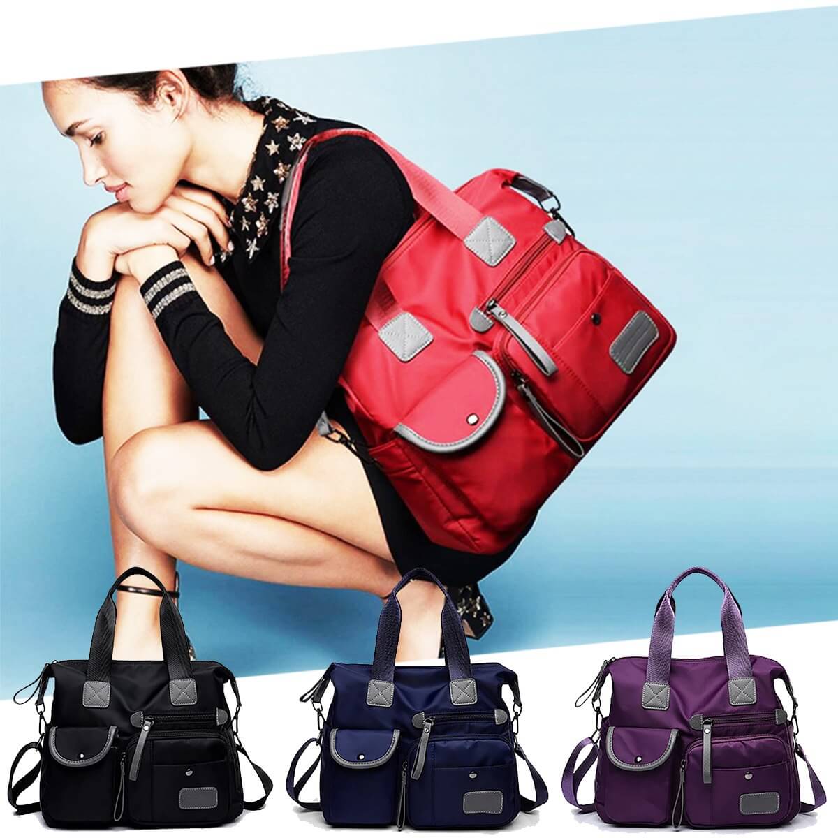 Multipurpose lady's handbag Kim