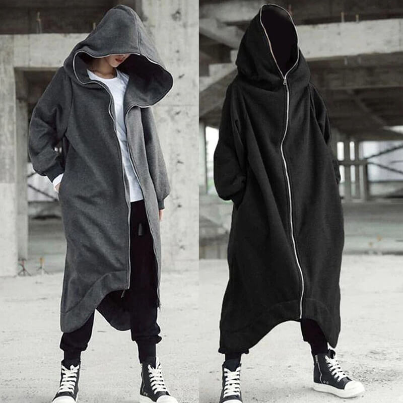 Oversized long hoodie HiddenMonk