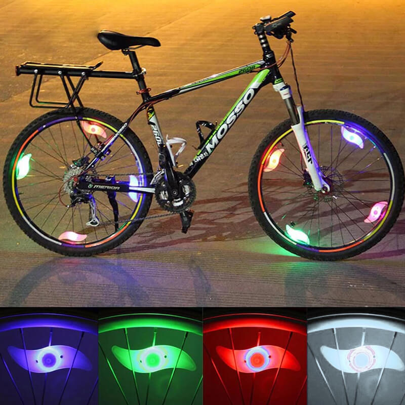 Vortex bicycle rim light