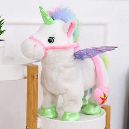 walking and singing interactive unicorn