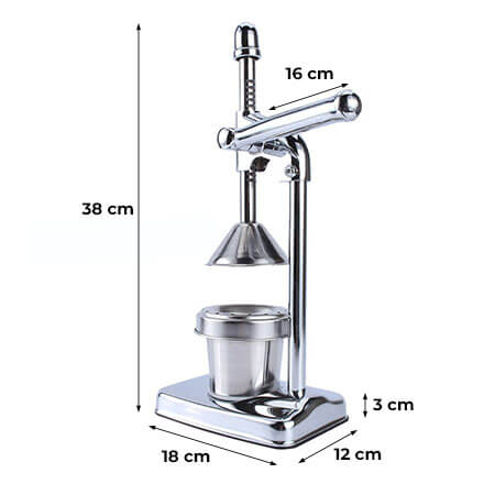 Χειροκίνητη πρέσα φρούτων JuicySquish