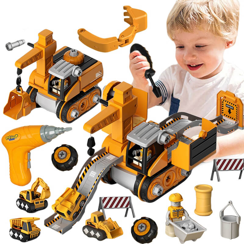 Παιχνίδι σετ με εκσκαφείς Constructy