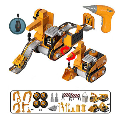Παιχνίδι σετ με εκσκαφείς Constructy