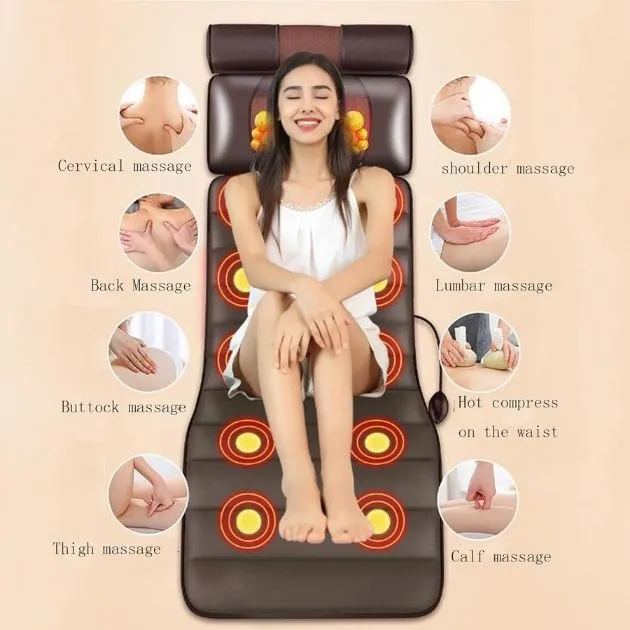 Relaxora™ θερμαινόμενο στρώμα μασάζ για όλο το σώμα