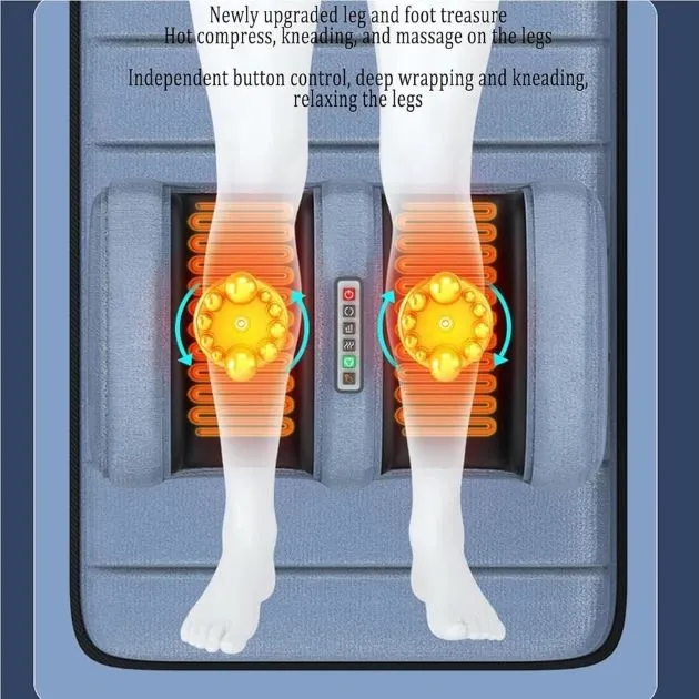 Relaxora™ θερμαινόμενο στρώμα μασάζ για όλο το σώμα