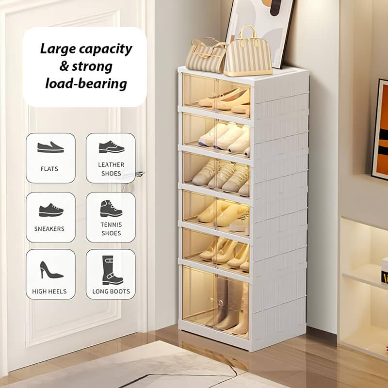 Αναδιπλούμενη ντουλάπα παπουτσιών ShoeMaster™ (6 επίπεδα)