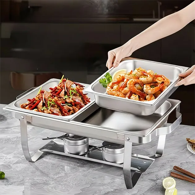 BuffetPro™ dvostrana chafing posuda