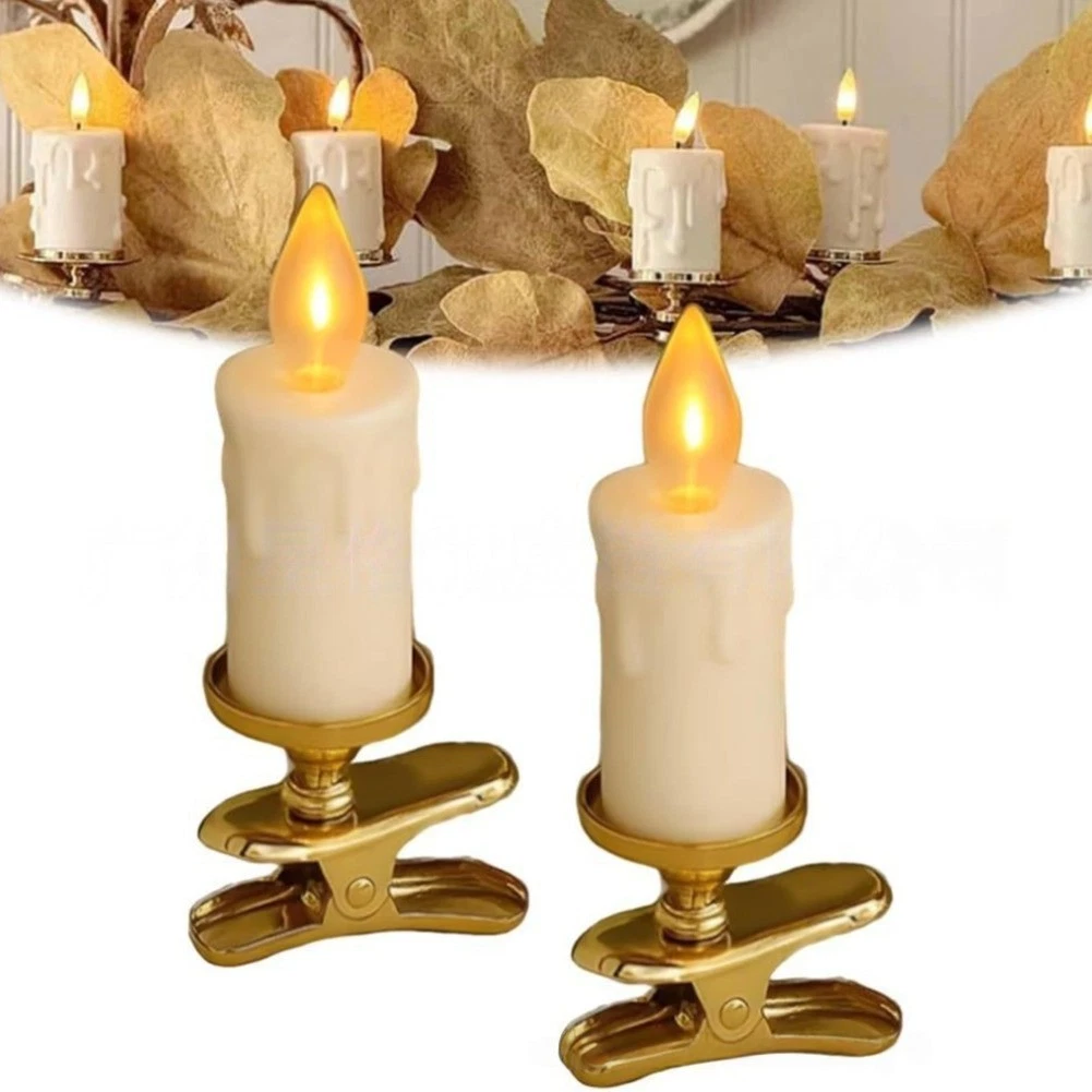 CandleTree™ LED svijeće za božićno drvce s kopčom - pakiranje od 10 komada