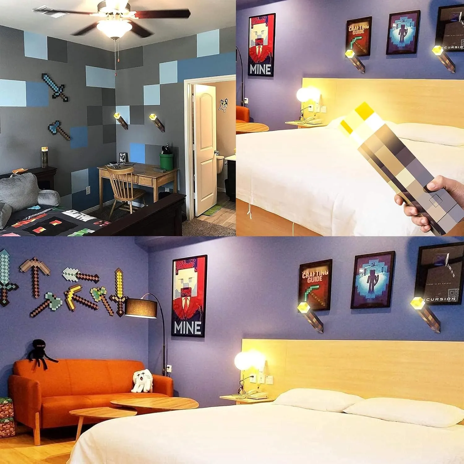 MineTorch™ 7-bojna punjiva zidna LED lampa