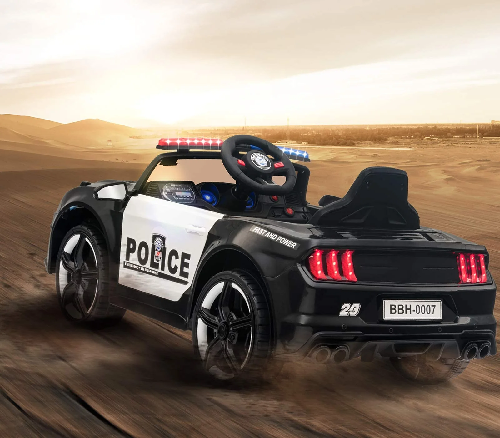 MiniPatrol™ Električni policijski automobil za djecu