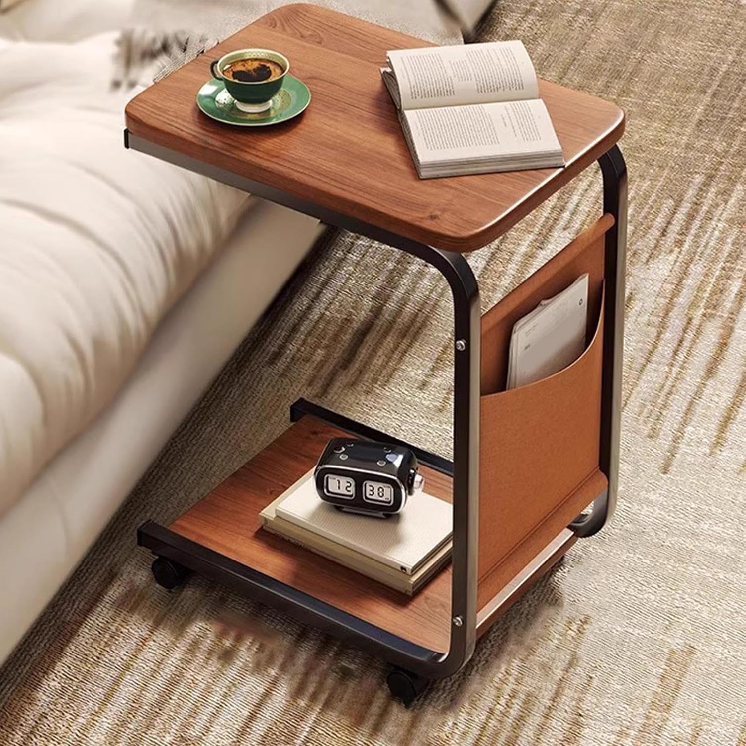 DeskCart™ C-alakú mobil asztal