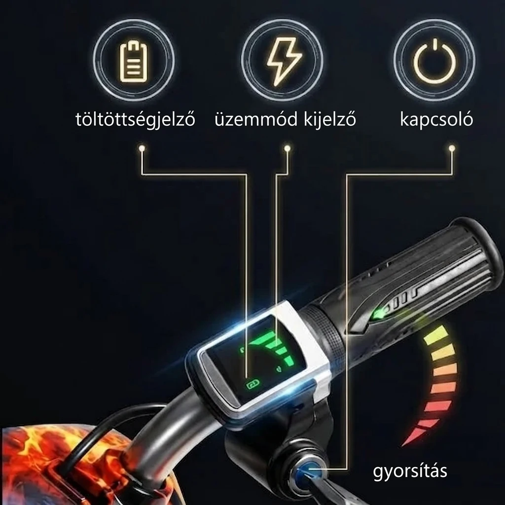 DriftMax™ elektromos 3 kerekű drift gokart