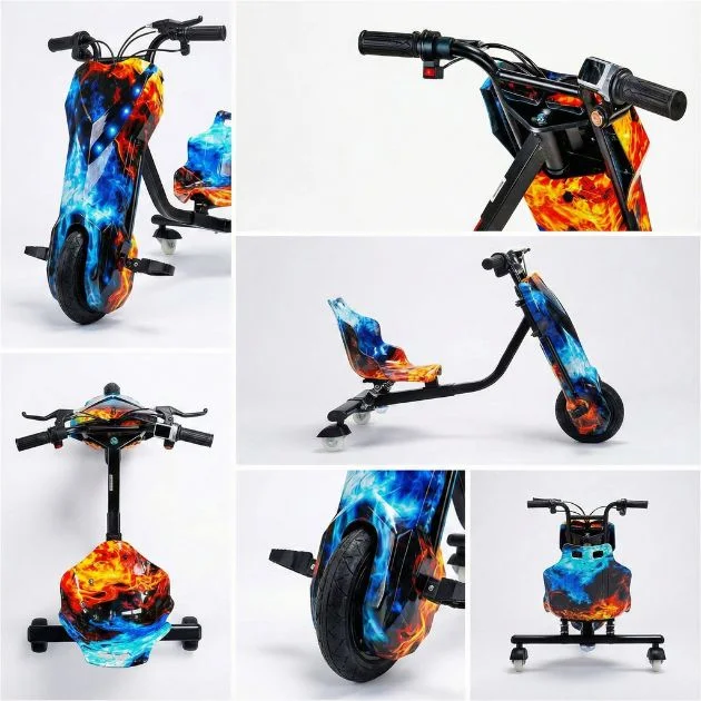DriftMax™ elektromos 3 kerekű drift gokart