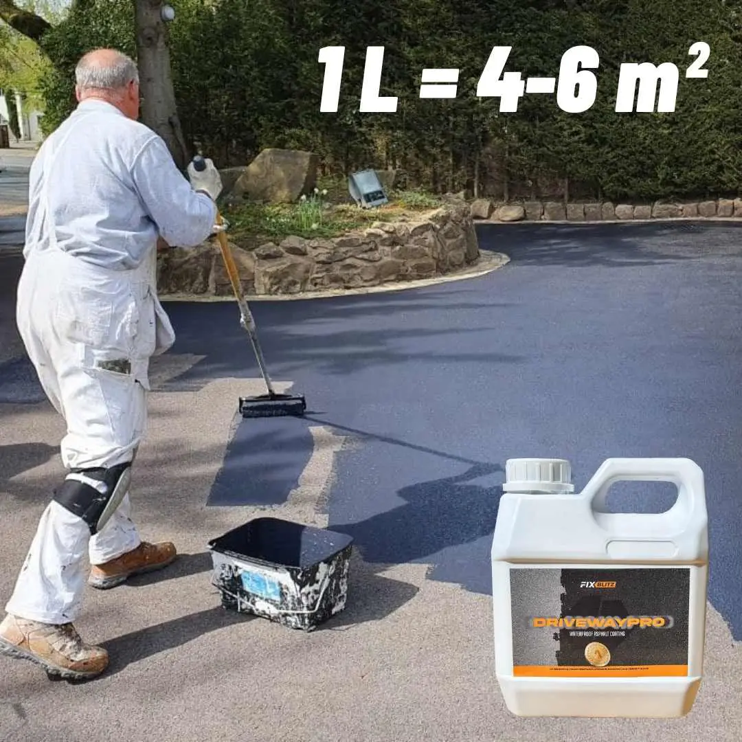 DrivewayPRO™ aszfalt helyreállítószer - 1 L / 4-6 m²