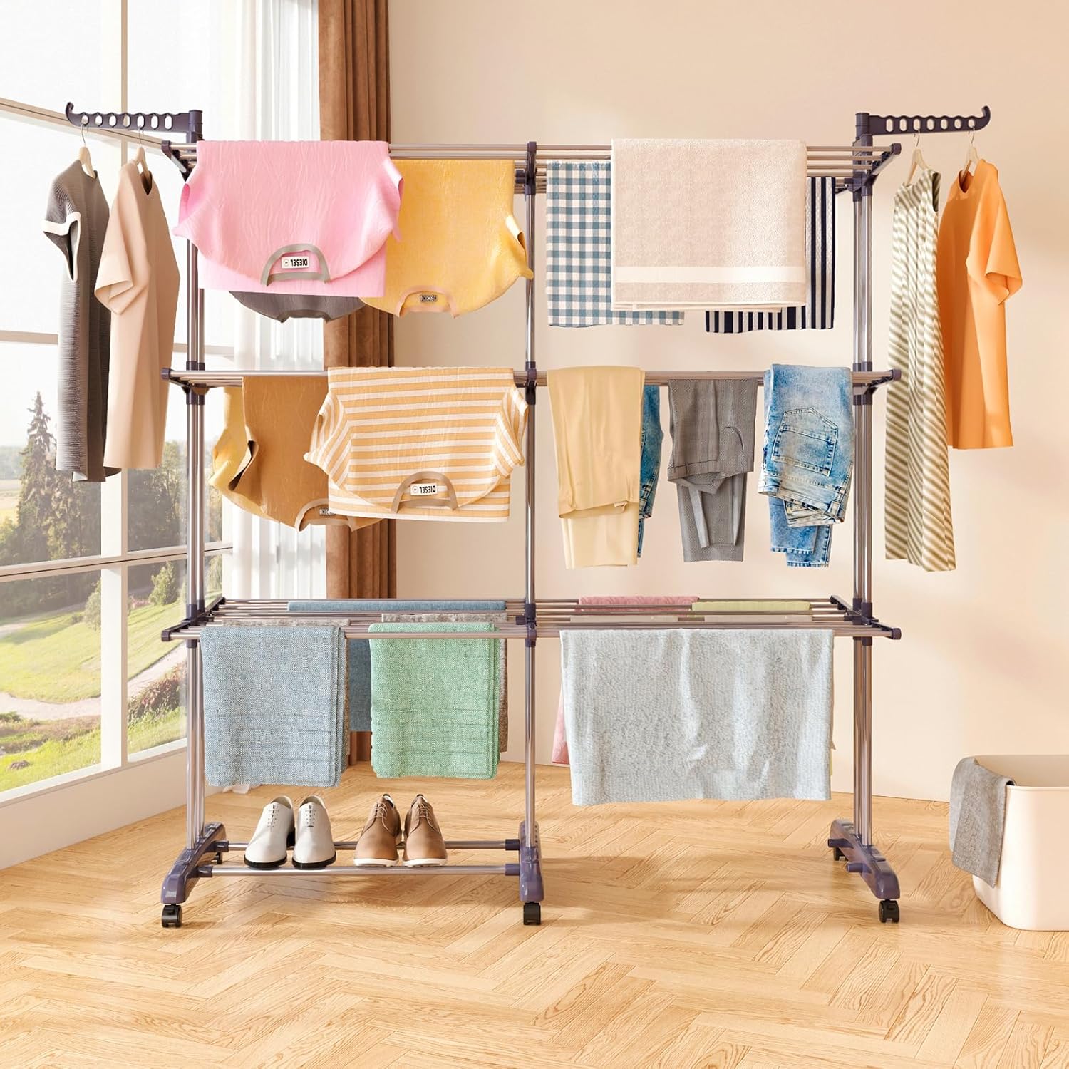 DryMAX™ 4 szintes, bővíthető álló ruhaszárító
