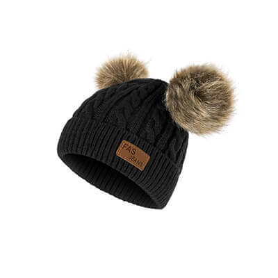 FluffyChic téli gyerek sapka 