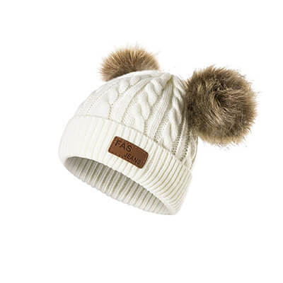 FluffyChic téli gyerek sapka 