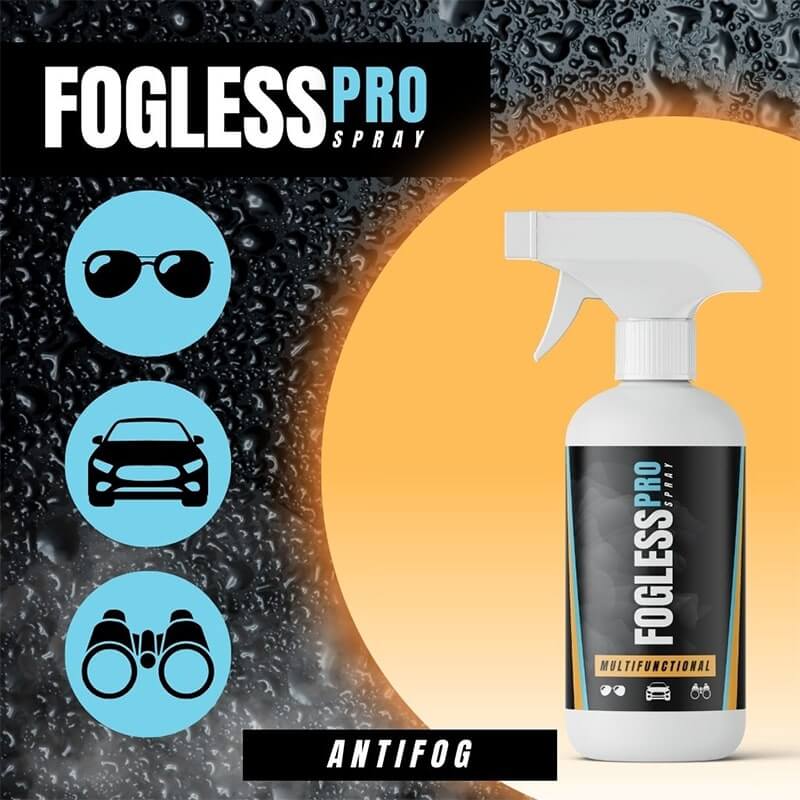 Párásodás- és harmatellenes spray FOGLESS PRO