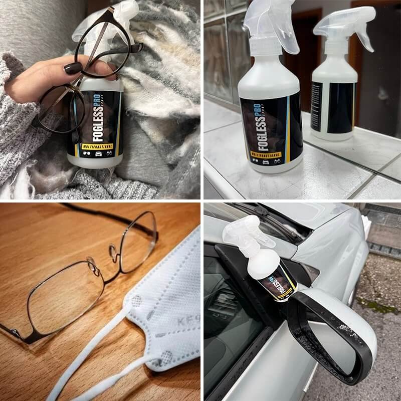 Párásodás- és harmatellenes spray FOGLESS PRO