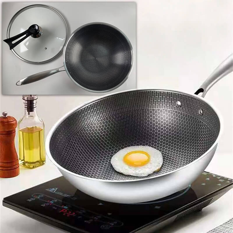 King méhsejt mintájú wok