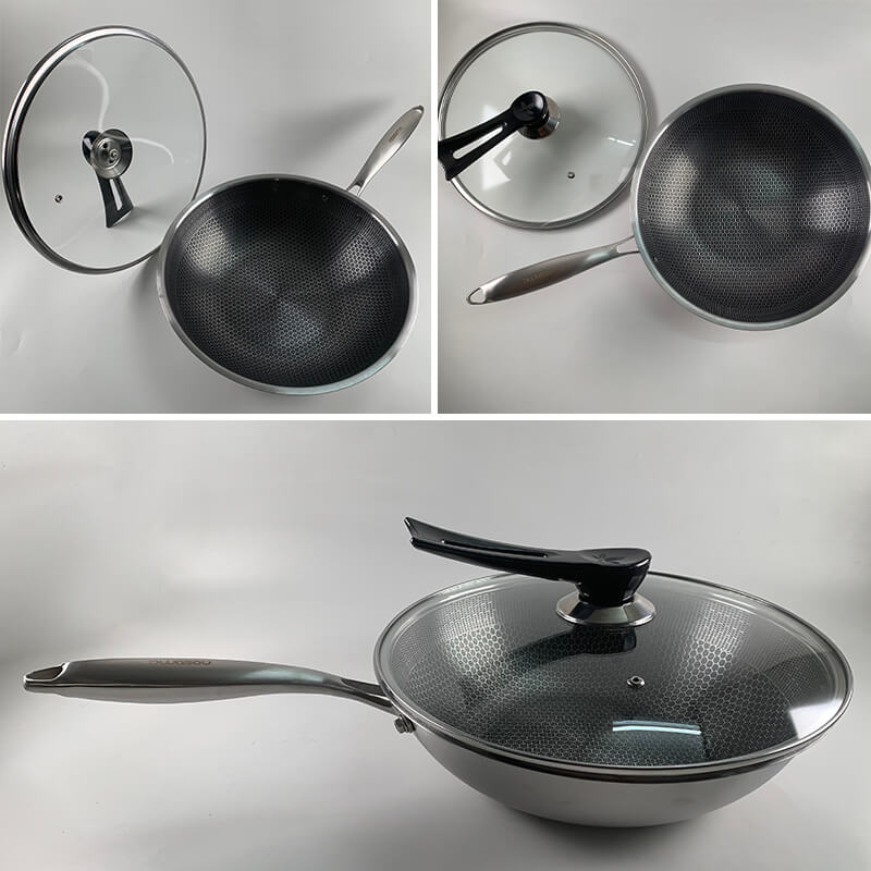 King méhsejt mintájú wok