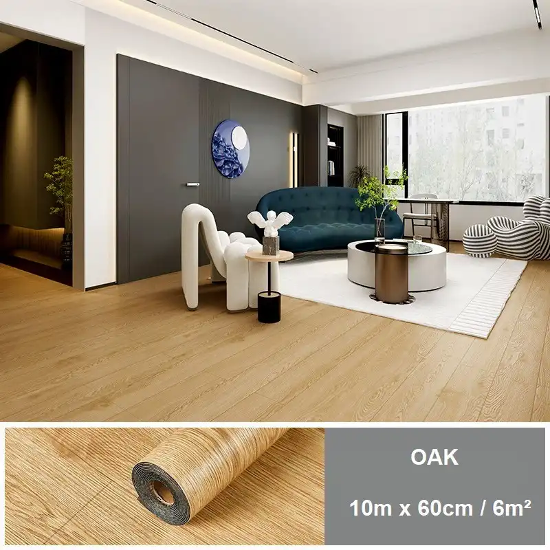 LamiLux™ megerősített öntapadós laminált padló - 10m tekercs (6m²)