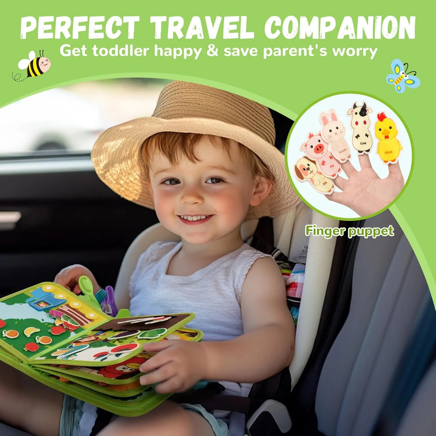 LittleFarmer™ gyerek Montessori farm könyv