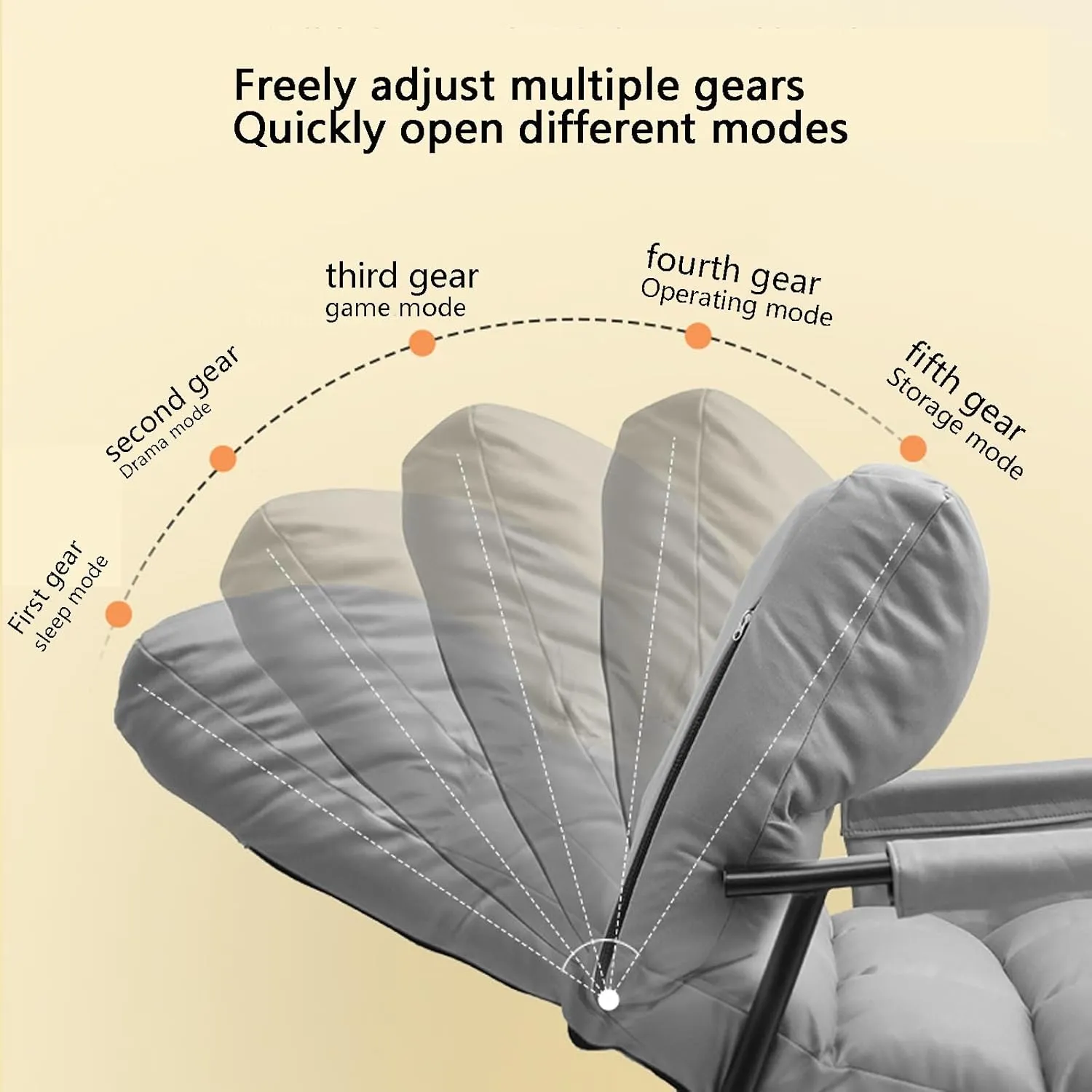 LoungeGlide™ állítható párnázott hintaszék