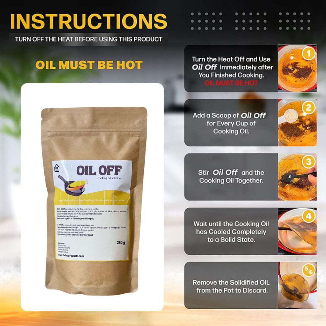 Étolaj szilárdító Oil Off™ (250 g)