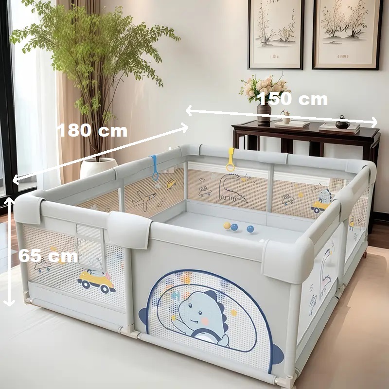 PlayFort™ gyerek játszókifutó – 180 x 150 cm