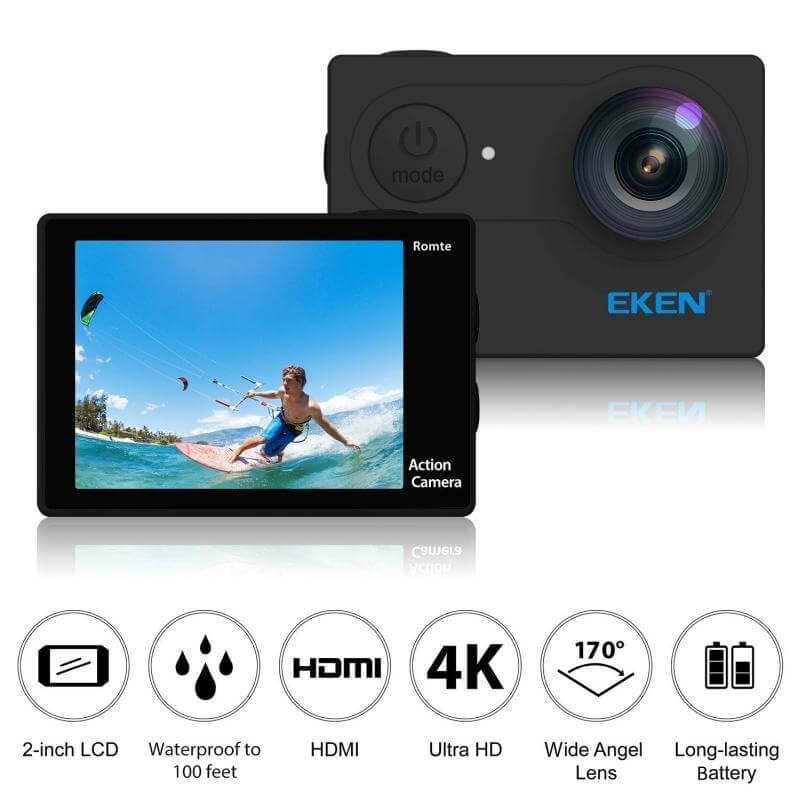 Prémium 4K-os sportkamera
