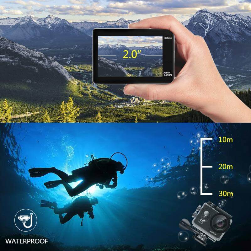 Prémium 4K-os sportkamera