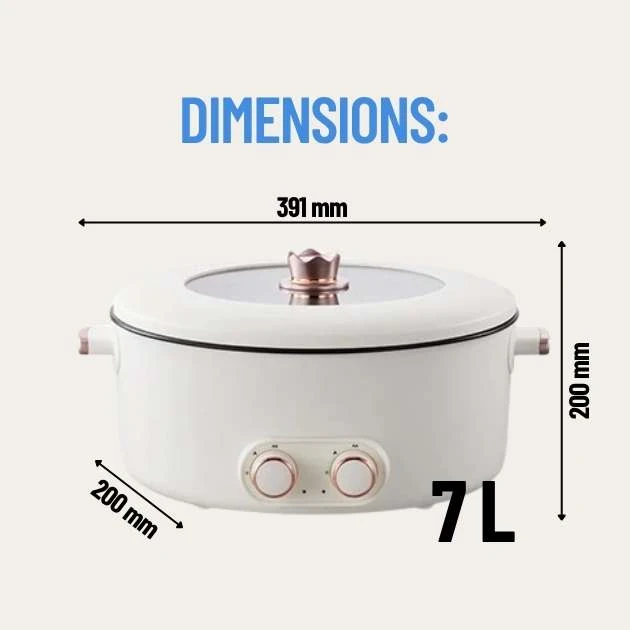 QuadPot™ 4 Rekeszes Elektromos Főzőedény