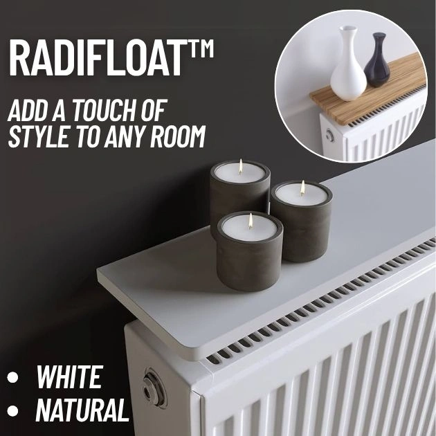 RadiFloat™ lebegő radiátorpolc